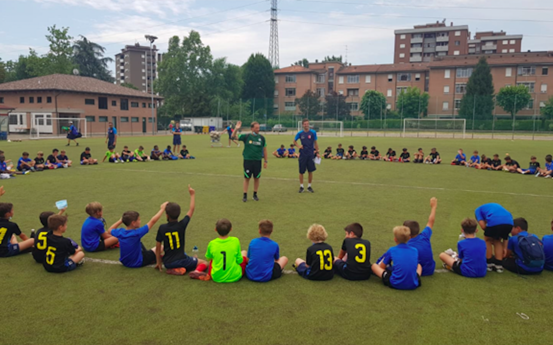 Reggio Calcio, oltre 100 ragazzi all’Open Day con gli istruttori dell’Inter – Il responsabile del Centro di formazione Fabio Mattioli: “Il nostro rapporto coi nerazzurri è solidissimo e giornate come questa la confermano”
